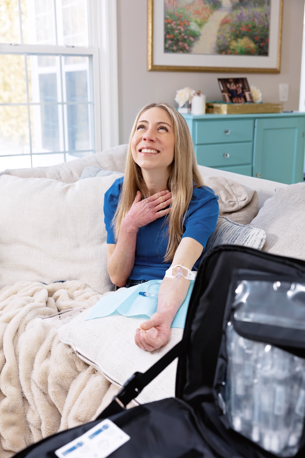 Baseline Medical clinician providing in-home immune support care